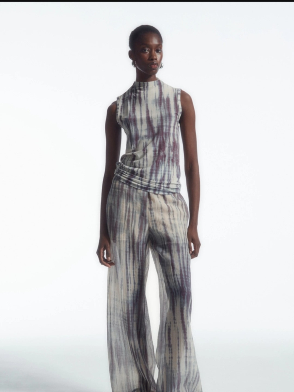 Cos Tabata Shibori Pants